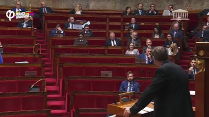 Thomas Portes de la France Insoumise à l'Assemblée Nationale : "On dégage vos textes racistes !  "