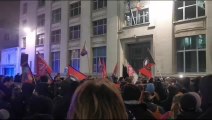 Manifestation contre la venue de Bardella à Bruxelles