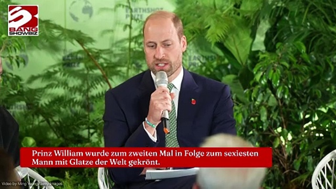 Prinz William erneut zum sexiesten Glatzkopf der Welt gekürt