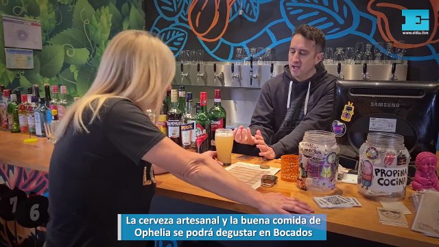 La cerveza artesanal y la buena comida de Ophelia se podrá degustar en Bocados