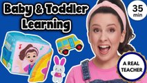 Baby Toddler Learning with Ms Rachel - Nursery Rhymes & Kids Songs - Baby Video - Milestones & Speech