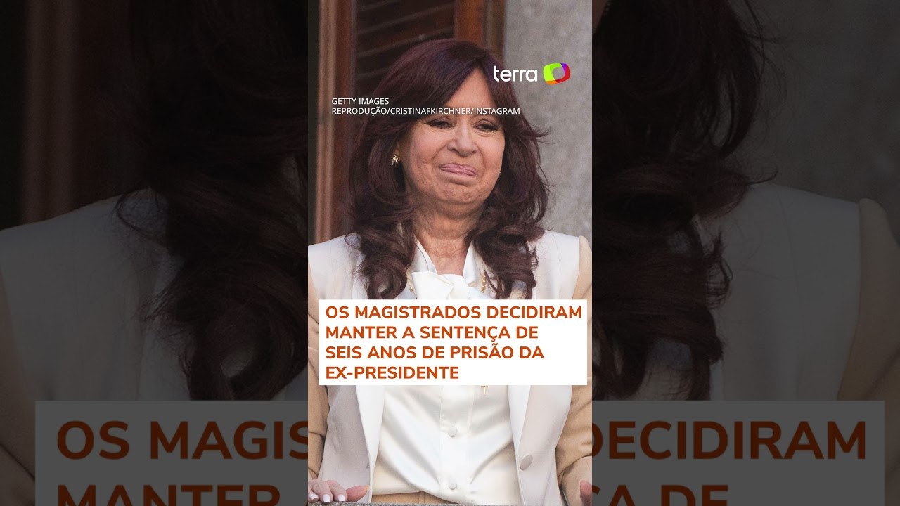 Tribunal argentino confirma condenação de Cristina Kirchner por corrupção #shorts