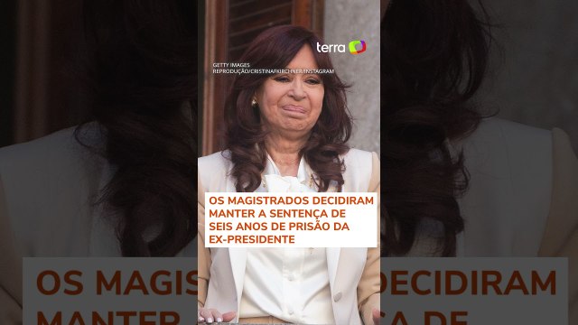 Tribunal argentino confirma condenação de Cristina Kirchner por corrupção #shorts