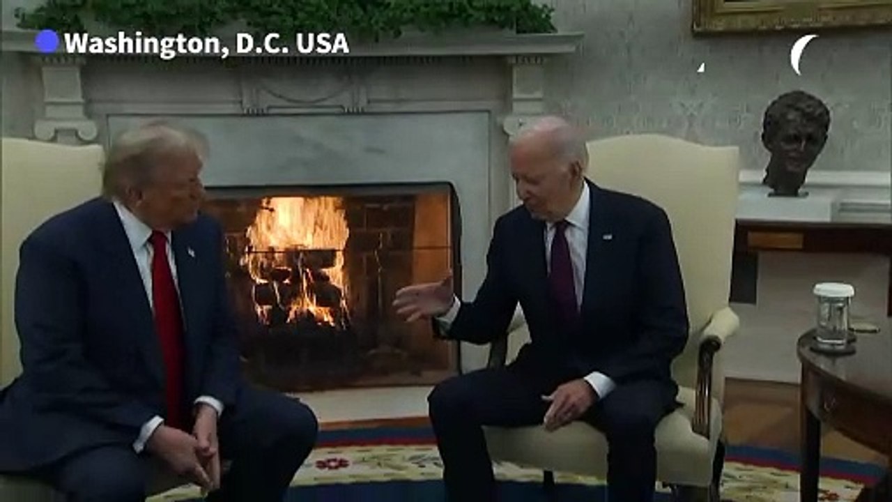 US-Präsident Biden empfängt Wahlsieger Trump im Weißen Haus