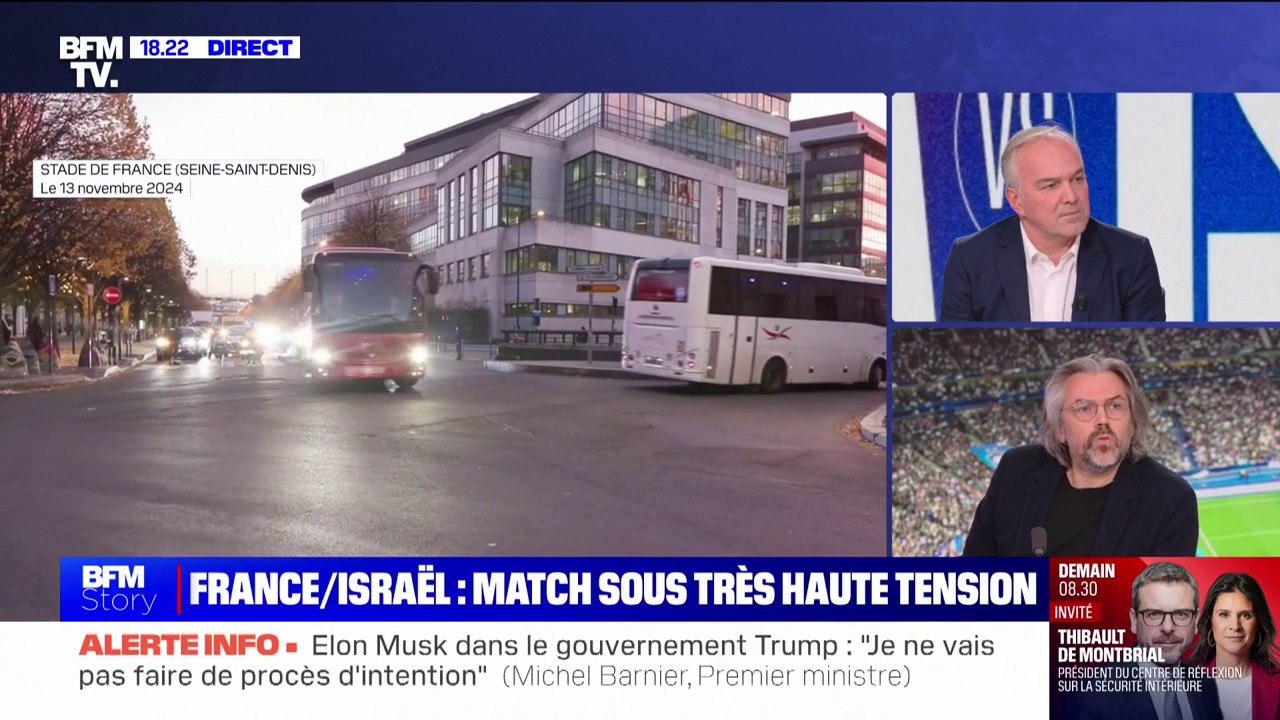"Il fallait annuler ce match": Aymeric Caron réagit à la tenue du match France-Israël ce jeudi