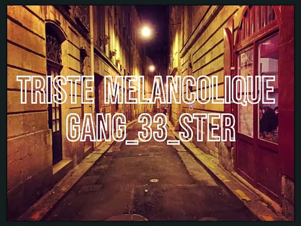 triste melancolique