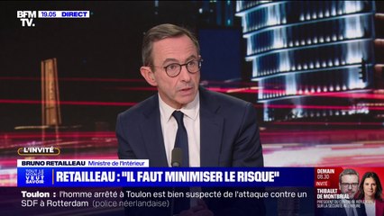 Match France-Israël: "La France ne recule pas, la France ne se soumet pas vis-à-vis des injonctions des antisémites", affirme Bruno Retailleau