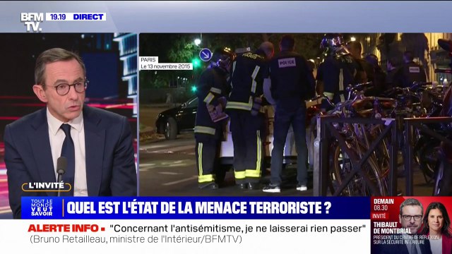 Bruno Retailleau: Cette année, une petite dizaine d'attentats ont été déjoués