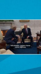 Donald Trump y Joe Biden se reúnen