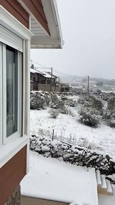 Primera nevada de otoño
