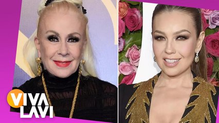 Laura Zapata reacciona a video de Thalía maquillándose para el funeral de su hermana