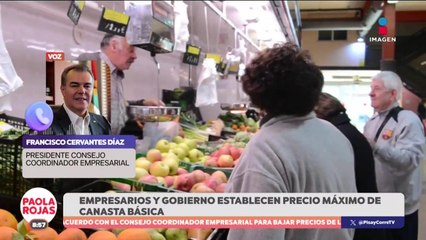 El Consejo Coordinador Empresarial y el gobierno buscan frenar el precio de la canasta básica