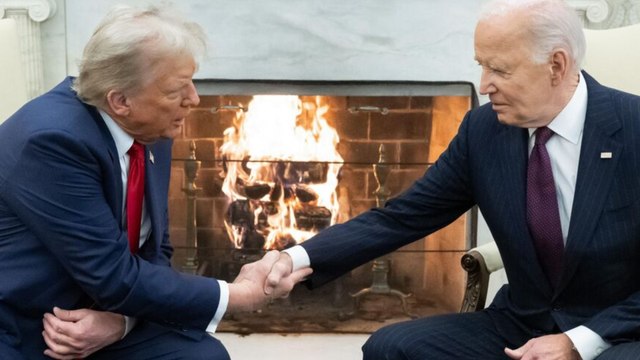 « Eh bien, M. le président, félicitations » : Donald Trump reçu par Joe Biden à la Maison-Blanche