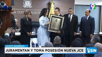 Toman posesión nuevo Pleno de la Junta Central Electoral  | Primera Emisión SIN
