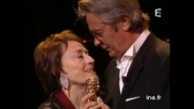 Alain Delon - remise Molière Annie Girardot
