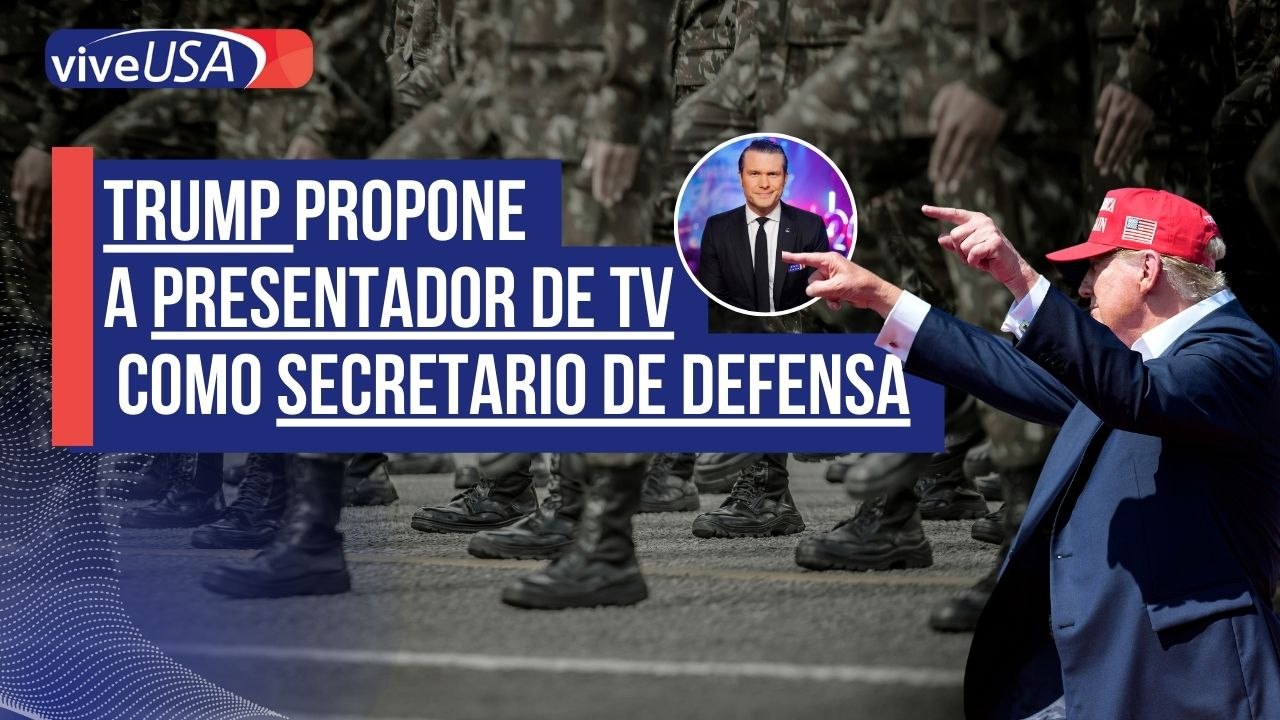 Trump propone a presentador de televisión como secretario de Defensa