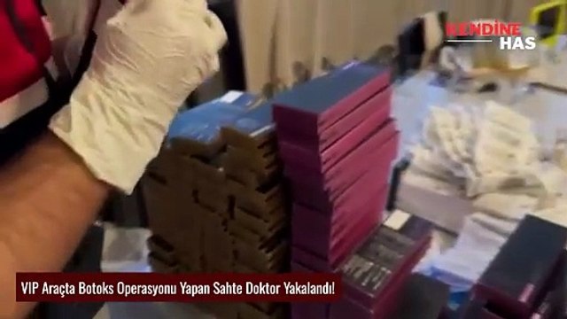 VIP Aracıyla Seyyar Güzellik Merkezi Kuran Sahte Doktor Yakalandı!