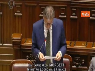 Giorgetti: "Il gettito del concordato preventivo sarà impiegato per riduzione aliquote Irpef"
