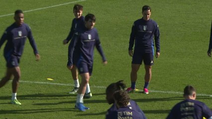 Italy train ahead of nations league of Belgium trip