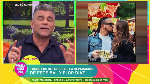 Se conocieron los motivos de la ruptura de Fede Bal y Flor Díaz