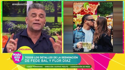 Se conocieron los motivos de la ruptura de Fede Bal y Flor Díaz