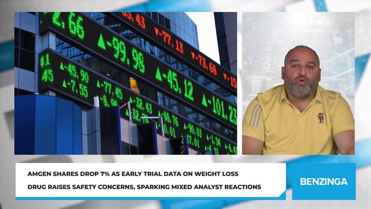 Amgen Shares Drop 7% as Early Trial Data On Weight Loss Drug Raises Safety Concerns, Sparking Mixed Analyst Reactions