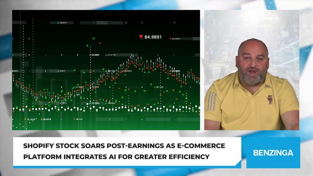 Shopify Stock Soars Post-Earnings As E-Commerce Platform Integrates AI For Greater Efficiency