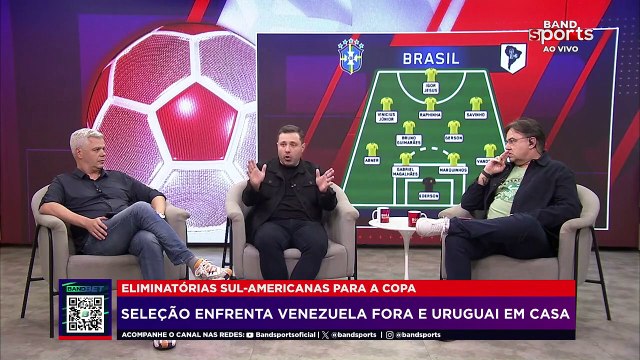 VENEZUELA X BRASIL: COMENTARISTAS ANALISAM O PROVÁVEL TIME DA SELEÇÃO | BOLA ROLANDO