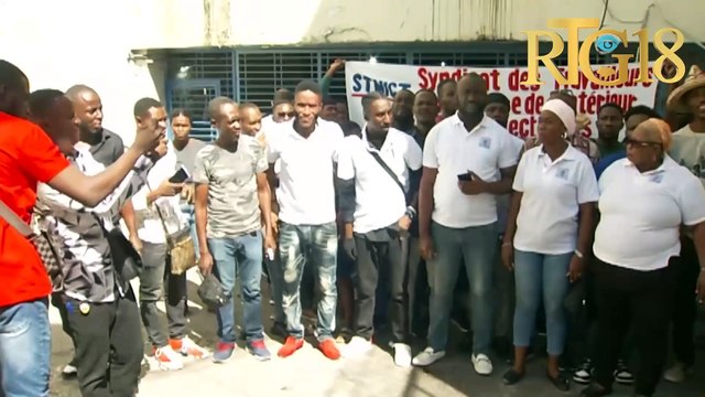 Sendika travayè ministè enteryè kanpe sou grèv yo te lanse pou te mande yon pi bon kondisyon travay