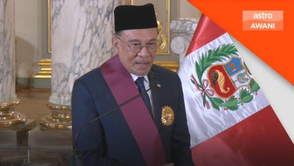 Anwar dianugerah ‘El Sol del Peru’, kukuhkan kerjasama Peru-Malaysia