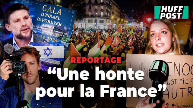 À Paris, le « gala de la honte » en soutien à Israël mobilise des milliers de contre-manifestants