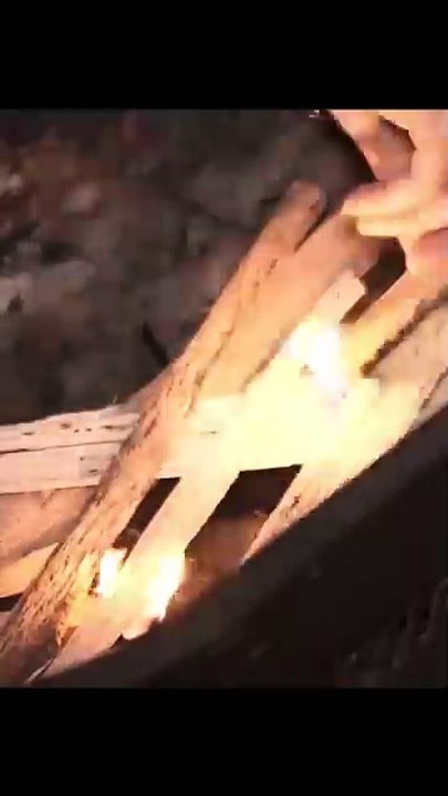 This is what happens when a girl goes camping alone.