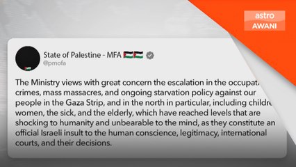 Gaza perlu berdaulat sebelum penyelesaian dua negara dicapai