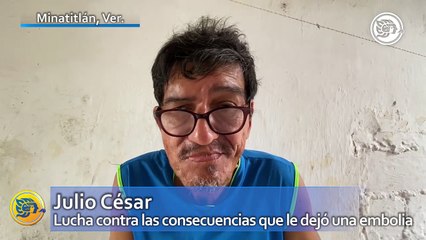 Don Julio solicita ayuda de la población para reponer su silla de ruedas; con ella sale a vender dulces