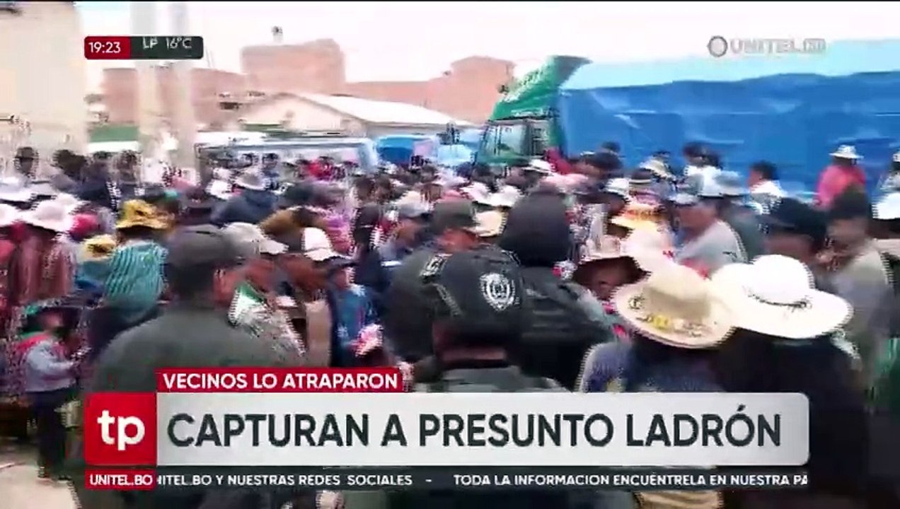 El Alto: Acusado de robar autopartes fue atado a un poste, le sacaron la ropa y estuvo a punto de ser linchado