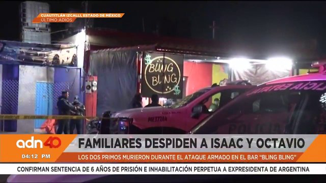 Dan el último adiós a las víctimas del ataque al bar Bling Bling en Cuautitlan Izcalli