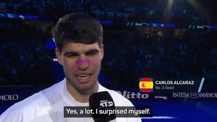 Alcaraz surprised himself with win over Rublev