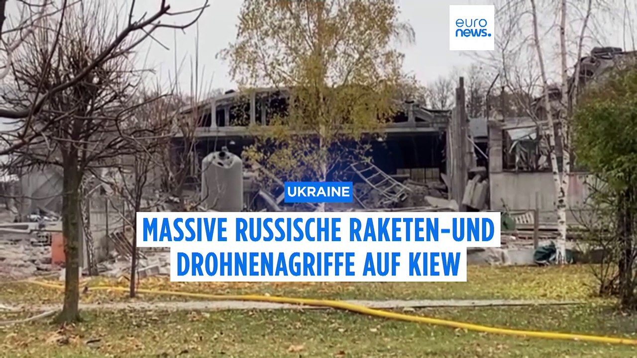 Massive russiche Raketen- und Drohnenangriffe auf Kiew