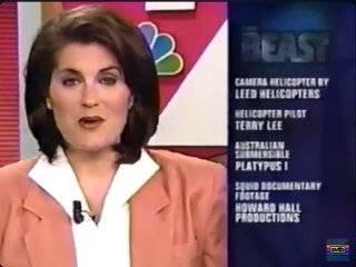 Peter Benchley's The Beast NBC Split Screen Credits