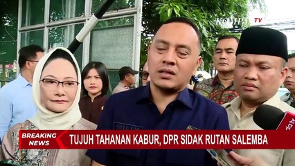 7 Tahanan Narkoba Kabur, Komisi XIII DPR sidak Rutan Salemba
