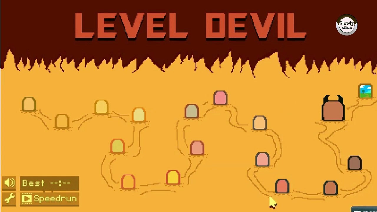 Funny Level Devil | Don't Touch Anything | Funny Game | Jumping Video | Level Devil | Slowly Gamerz