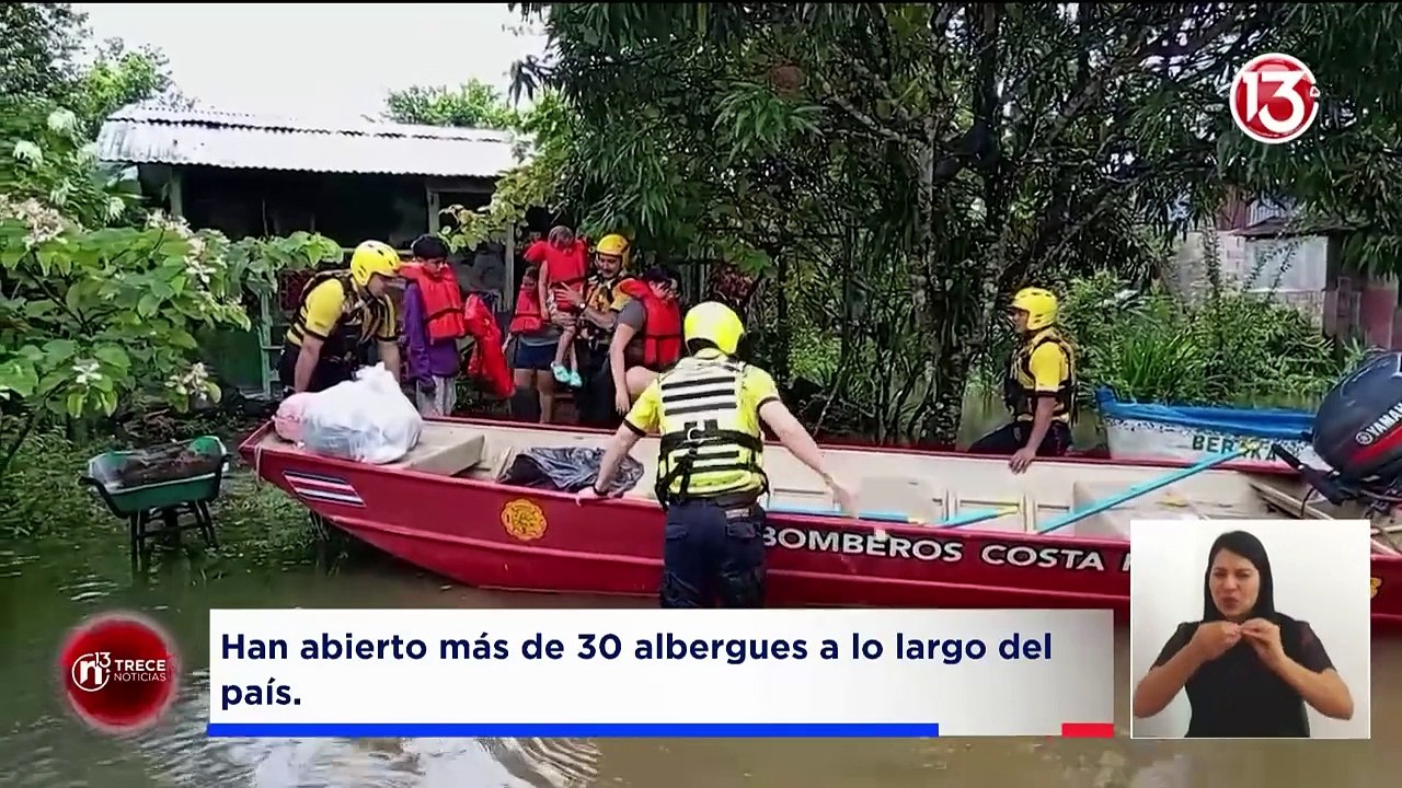 Costa Rica declara estado de emergencia nacional por daños causados por fuertes lluvias