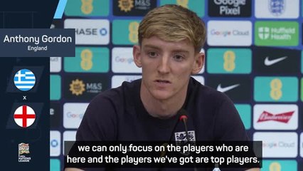 'Focus on the players who are here' - Gordon on England's lengthy withdrawal list