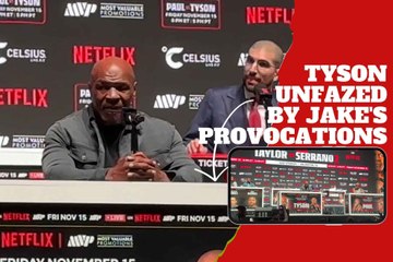 Mike Tyson ignored Jake Paul's provocations in awkward moments compilation