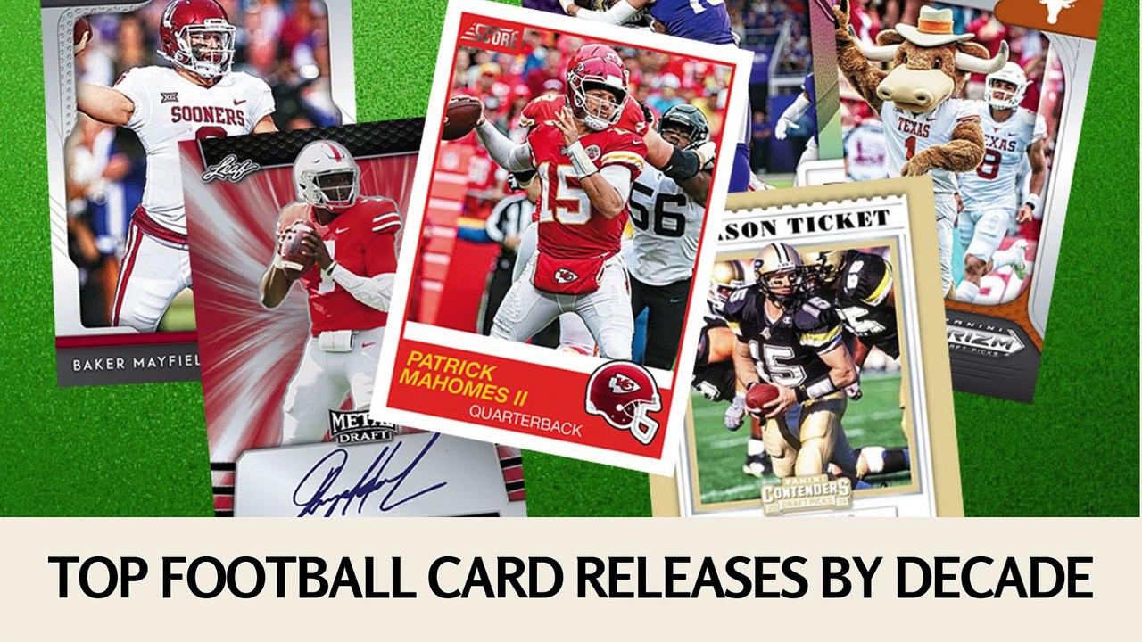 top-football-card-releases-by-decade-video-dailymotion