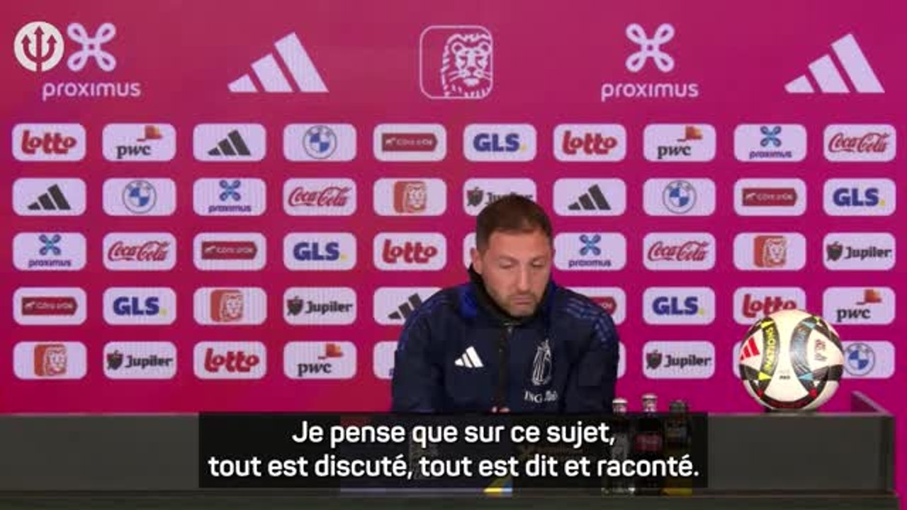 Belgique - Tedesco "ouvert" à un retour de Courtois