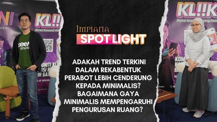 Adakah trend terkini dalam rekabentuk perabot lebih cenderung kepada minimalis? Bagaimana gaya minimalis mempengaruhi pengurusan ruang?
