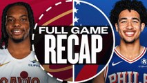 Game Recap: Cavaliers 114, 76ers 106