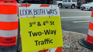 Lafayette’s Third and Fourth Streets Reopen to Two-Way Traffic, Drawing Mixed Reactions