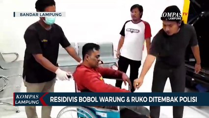 Residivis Bobol Warung & Ruko Ditembak Polisi!